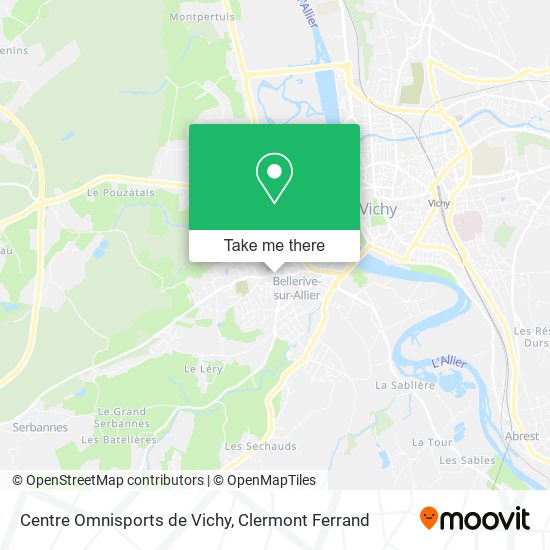 Centre Omnisports de Vichy map