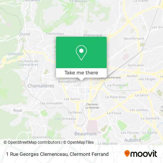 1 Rue Georges Clemenceau map