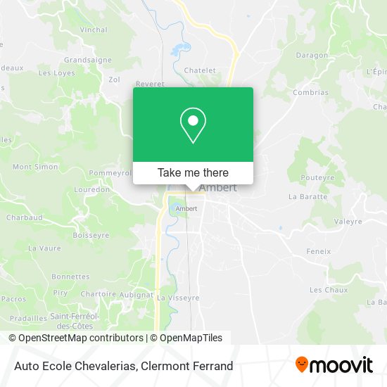 Auto Ecole Chevalerias map