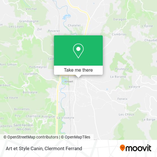Art et Style Canin map