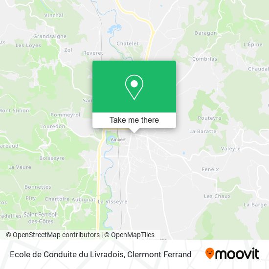 Ecole de Conduite du Livradois map