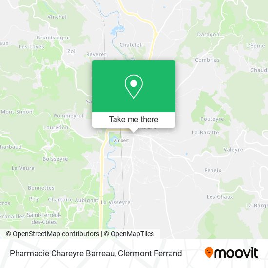 Pharmacie Chareyre Barreau map