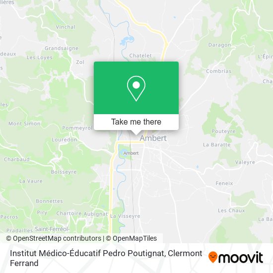 Institut Médico-Éducatif Pedro Poutignat map