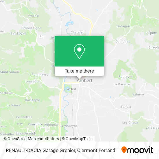 RENAULT-DACIA Garage Grenier map