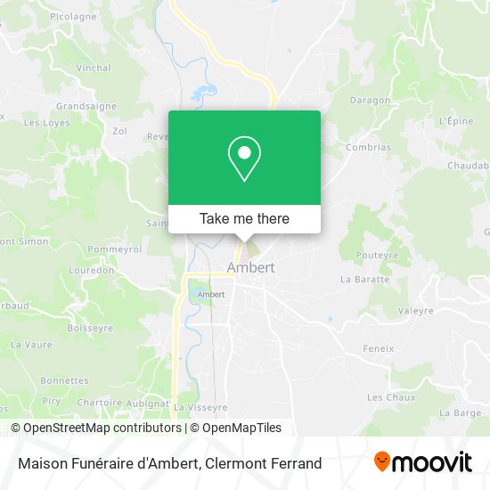 Maison Funéraire d'Ambert map