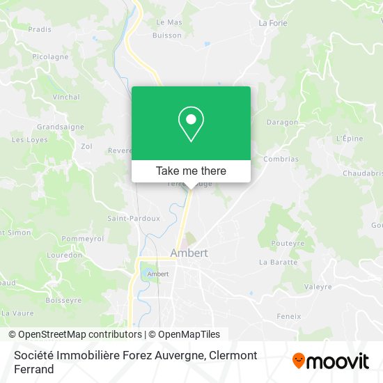 Société Immobilière Forez Auvergne map