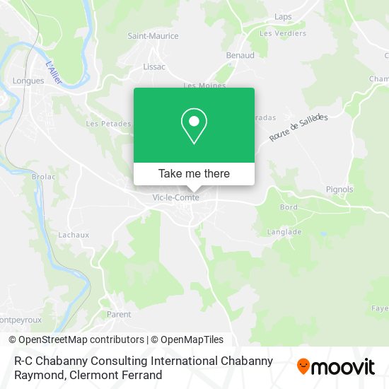 R-C Chabanny Consulting International Chabanny Raymond map
