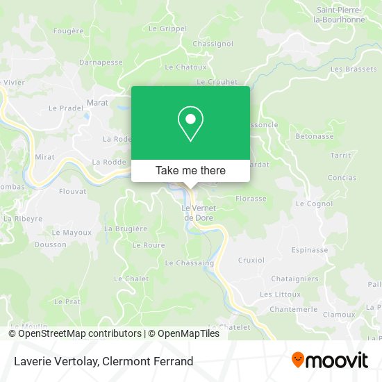 Laverie Vertolay map