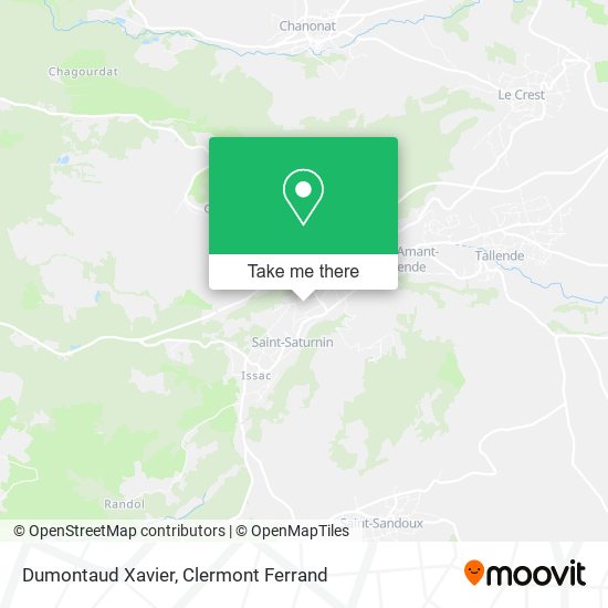 Mapa Dumontaud Xavier