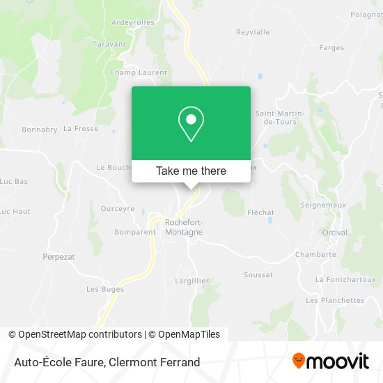 Auto-École Faure map