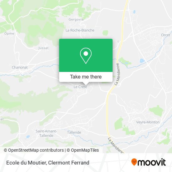 Ecole du Moutier map