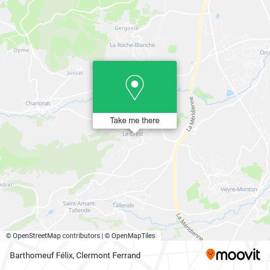Barthomeuf Félix map