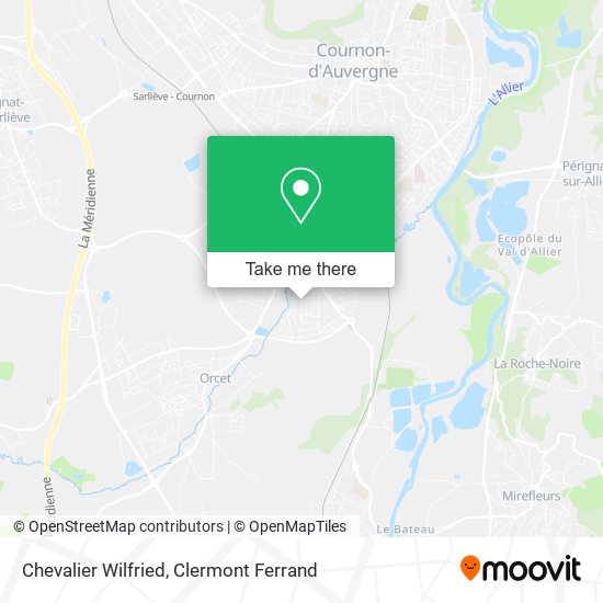 Chevalier Wilfried map