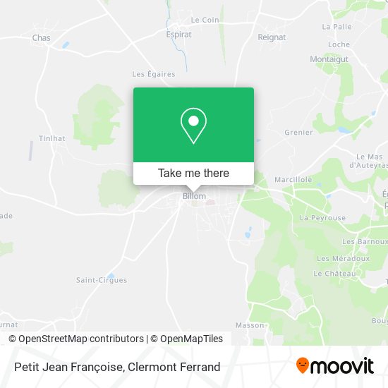 Petit Jean Françoise map