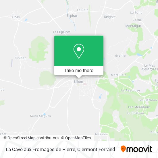 La Cave aux Fromages de Pierre map