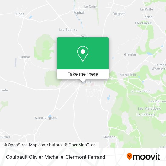 Coulbault Olivier Michelle map