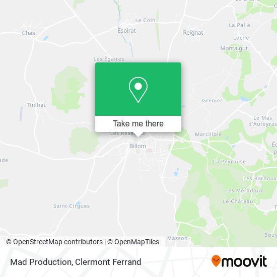 Mad Production map