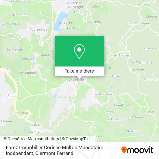 Forez Immobilier Corinne Multon Mandataire Indépendant map
