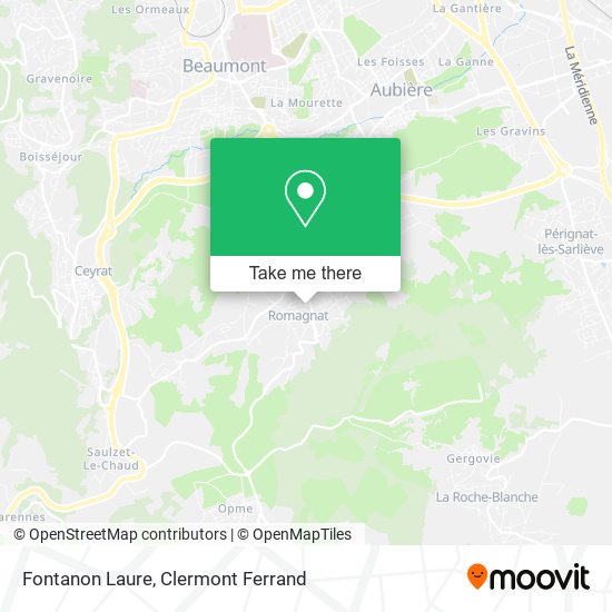 Fontanon Laure map