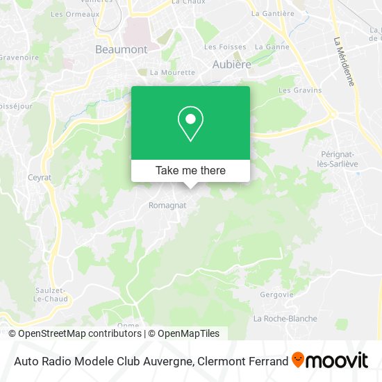 Mapa Auto Radio Modele Club Auvergne