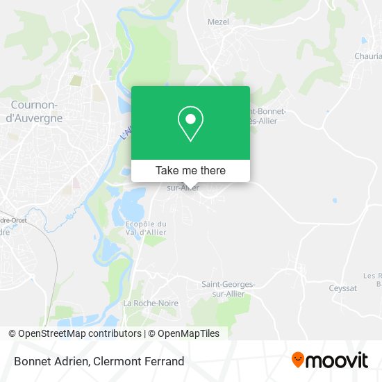 Bonnet Adrien map