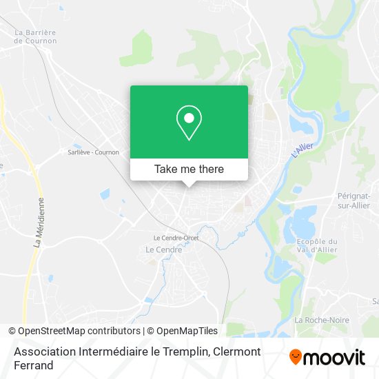 Association Intermédiaire le Tremplin map