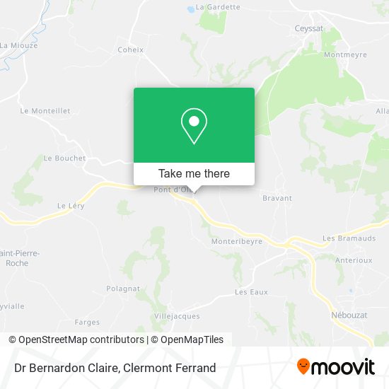 Dr Bernardon Claire map