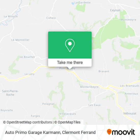 Auto Primo Garage Karmann map