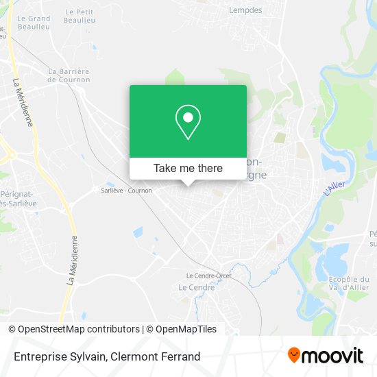 Entreprise Sylvain map