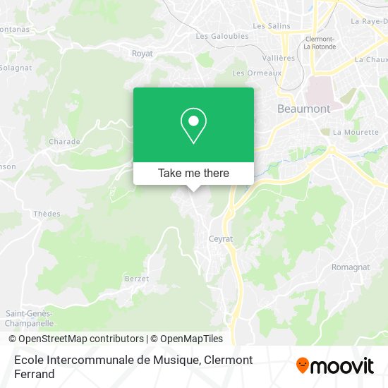 Ecole Intercommunale de Musique map