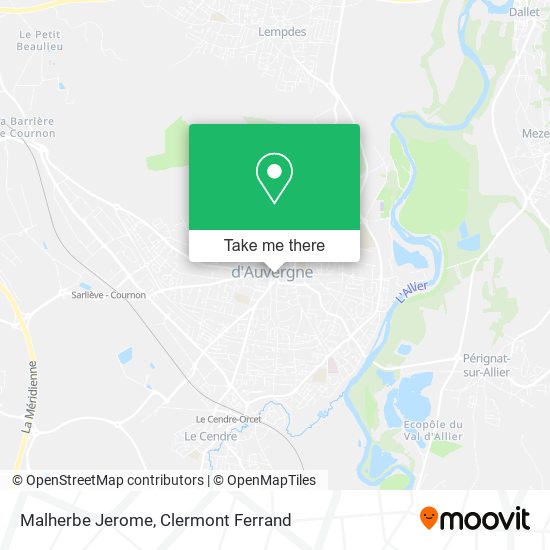 Malherbe Jerome map