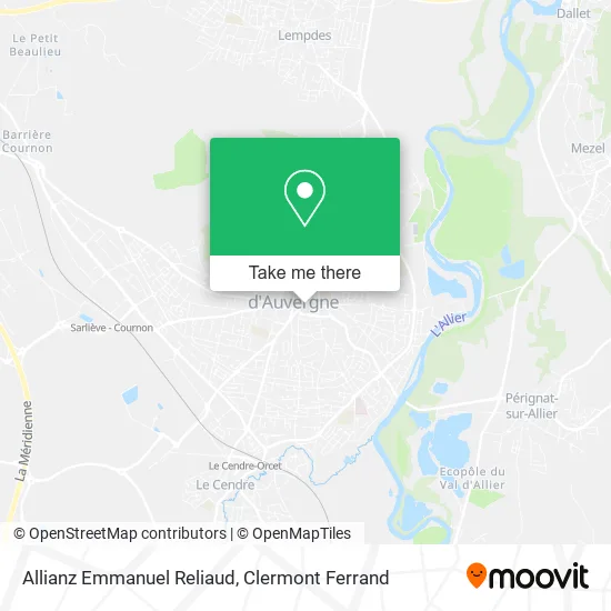 Allianz Emmanuel Reliaud map