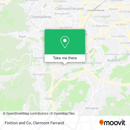 Finition and Co map