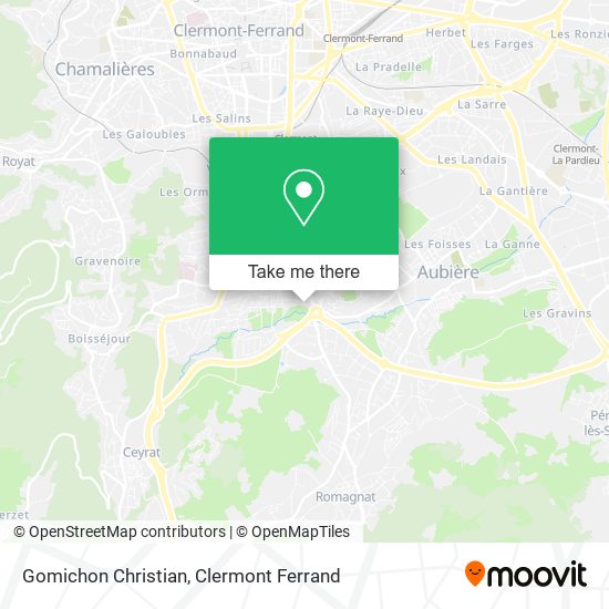 Gomichon Christian map