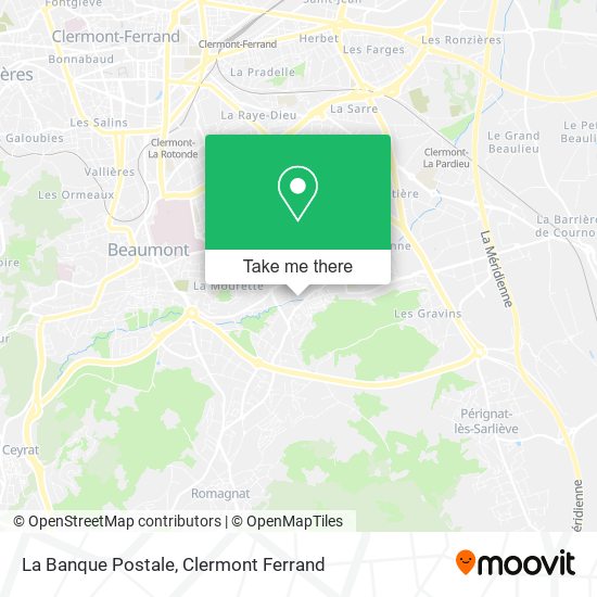 La Banque Postale map