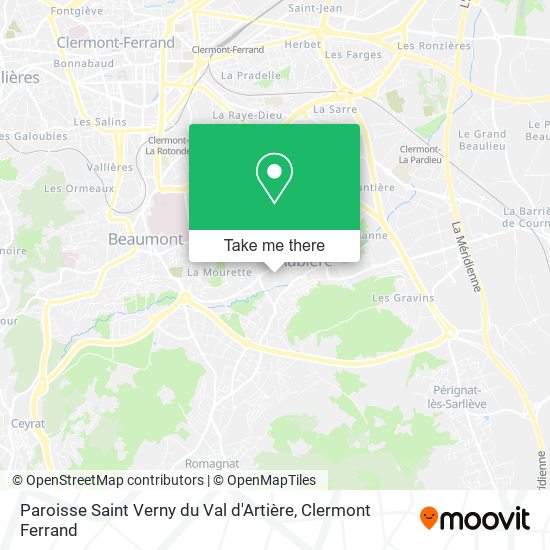Paroisse Saint Verny du Val d'Artière map