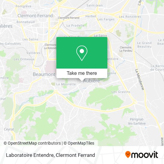 Laboratoire Entendre map