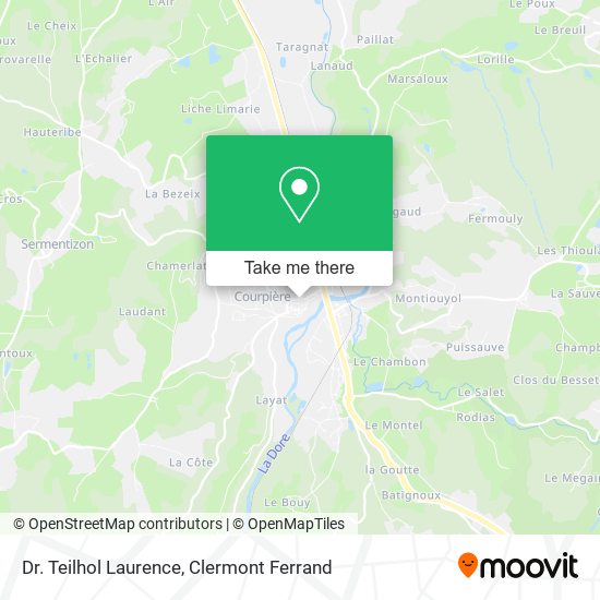 Dr. Teilhol Laurence map
