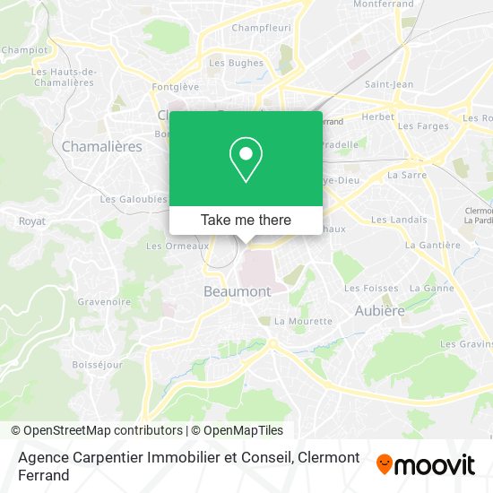 Agence Carpentier Immobilier et Conseil map