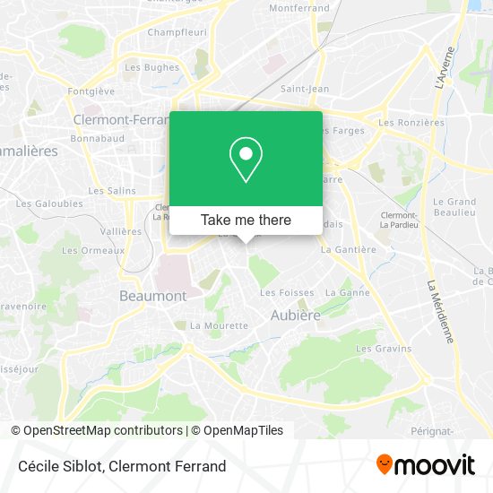 Cécile Siblot map