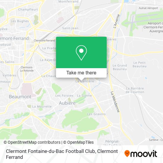 Clermont Fontaine-du-Bac Football Club map