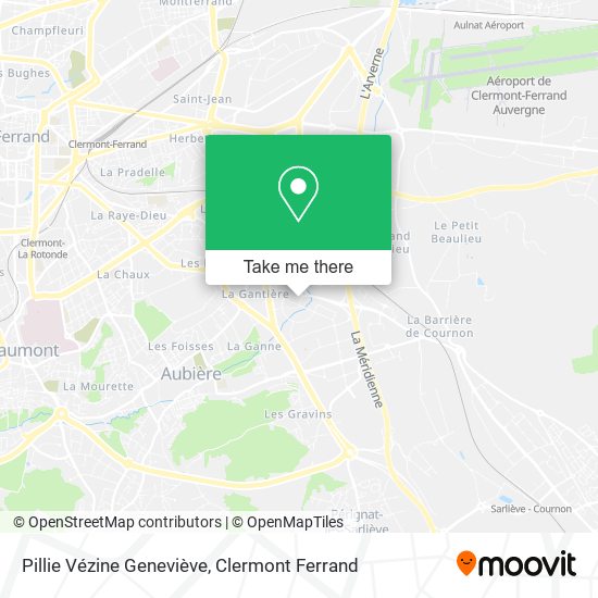 Pillie Vézine Geneviève map