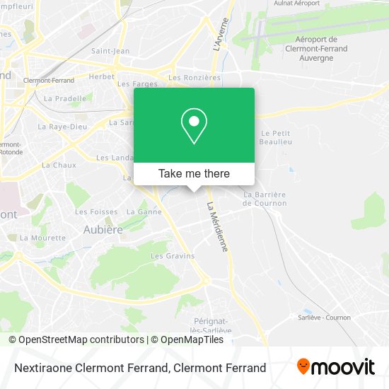 Mapa Nextiraone Clermont Ferrand