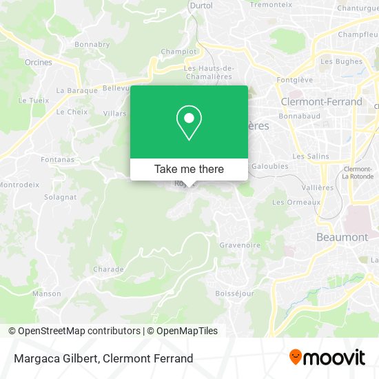 Margaca Gilbert map