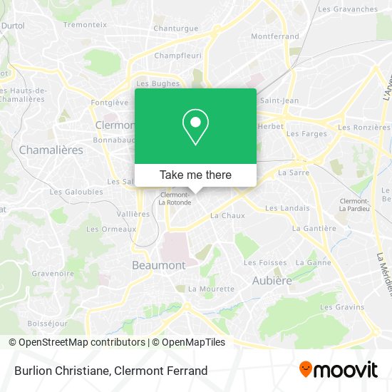Burlion Christiane map