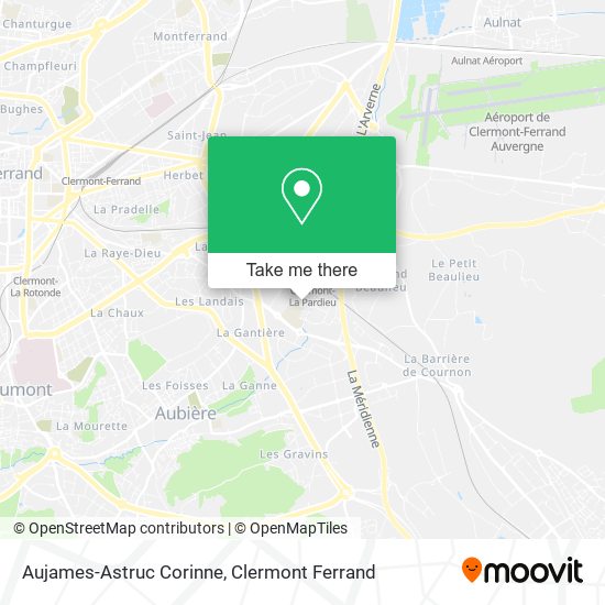 Aujames-Astruc Corinne map