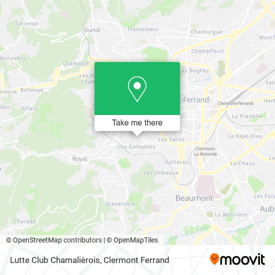 Lutte Club Chamalièrois map