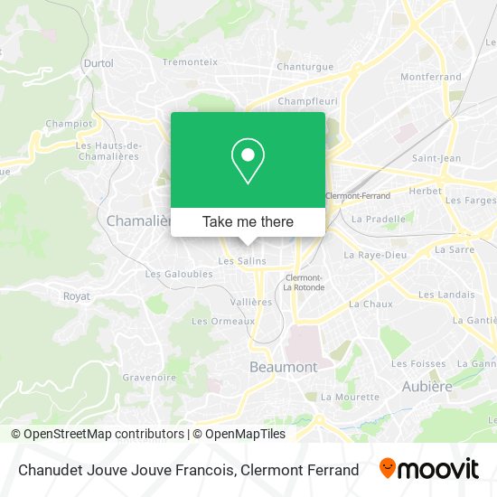 Chanudet Jouve Jouve Francois map