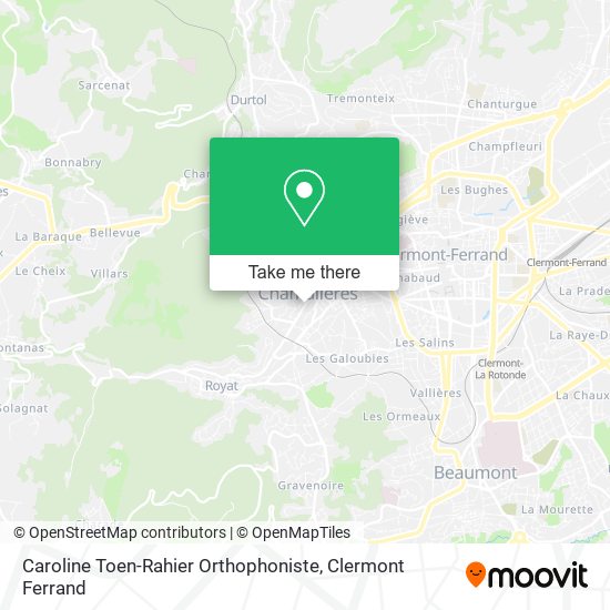 Caroline Toen-Rahier Orthophoniste map