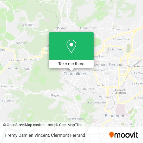 Fremy Damien Vincent map